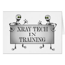 Röntgenstrahl im Training Grußkarten