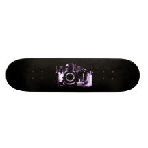 RÖNTGENSTRAHL-VISIONS-KAMERA - LILA SKATEBOARD BRETTER