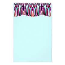 Rosa Aqua drapieren Briefpapier Druckpapiere