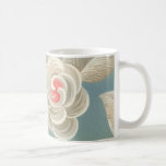 Rosa Augen-Rosen-Vintage Tapete Kaffee Tasse