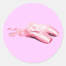 Rosa Ballett-Schuhe Sticker