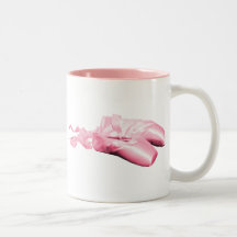 Rosa Ballett-Schuhe Tasse