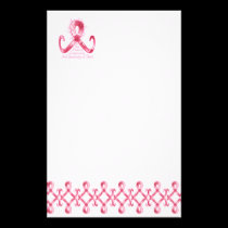 Rosa Band danken Ihnen büropapier
