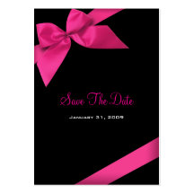 Rosa Band, das Save the Date MiniCard Wedding ist Visitenkartenvorlagen