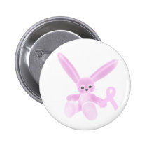 Rosa Band-Häschen buttons