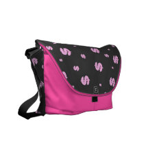 Rosa Bargeld-Rickshaw-Bote-Tasche Kuriertasche