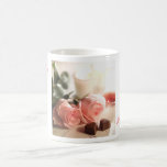 Rosa Blumenbecher Tee Tasse