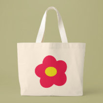 rosa Blumenikone taschen