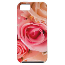 Rosa Blumenstrauß iPhone 5 Schutzhüllen
