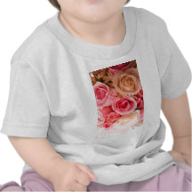 Rosa Blumenstrauß T-shirt