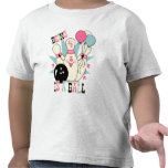 Rosa Bowlingpin-Geburtstag Shirt