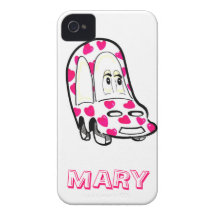 Rosa Case-Mate des Herz-Auto-Phone4 kaum dort iPhone 4 Case-Mate Hüllen