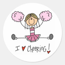 Rosa Cheerleader Sticker