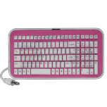 Rosa Computertastatur Laptop Speaker