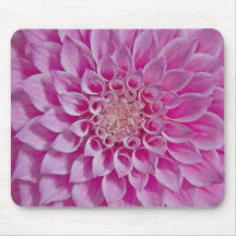Rosa Dahlie-Blume Mousmat Mousepad