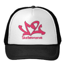 Rosa der Skate-V2 Trucker Cap
