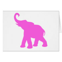 Rosa Elefant Karten