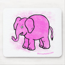 rosa Elefant Mauspad