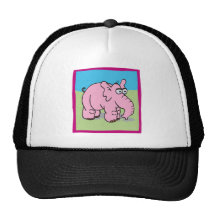 Rosa Elefant Retrocap