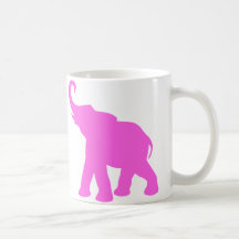 Rosa Elefant Tee Tassen