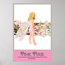 Rosa Elf-Plakat