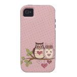 Rosa Eule Sweethoots iPhone 4 Fall iPhone 4 Cover