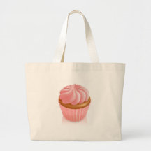 Rosa feenhafter Kuchenkleiner kuchen Tragetasche