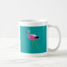 Rosa Flamingo Kaffee Tasse
