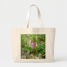 Rosa Frauenschuh wilde Orchideen-Taschen-Tasche