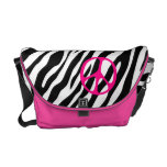 Rosa Frieden Zebra-Bote-Tasche BWs Kurier Tasche