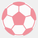 Rosa Fußball Aufkleber