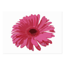 Rosa Gerbera Co ACEO Visitenkarten Vorlage