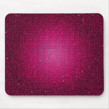 Rosa Glittersequin-Disco personalisiertes Mousepad
