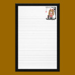 Rosa gotisches Liebe-Puppen-Briefpapier büropapier