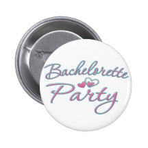 rosa Herz-Junggeselinnen-Abschieds-Brautparty Anstecknadelbuttons