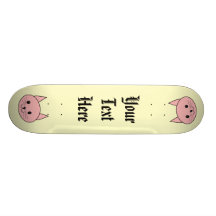Rosa Katze Skateboard Brett