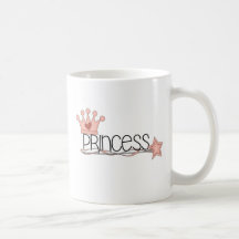 Rosa Kronen-und Stabs-Prinzessin Kaffee Tasse