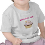 Rosa Kuchen-Geburtstags-Hemd