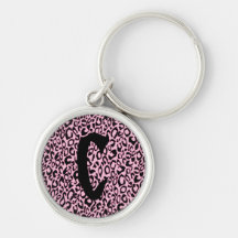 Rosa Leopard-Bandkleid und -geschenke Schlüsselband