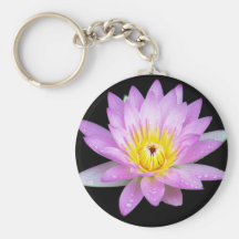 Rosa Lotos-Blume Keychain Schlüsselbänder