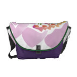 Rosa Lotus-Bote-Tasche Kurier Taschen
