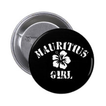 Rosa Mädchen Mauritius Button
