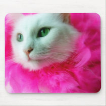 Rosa Mähne mousepads