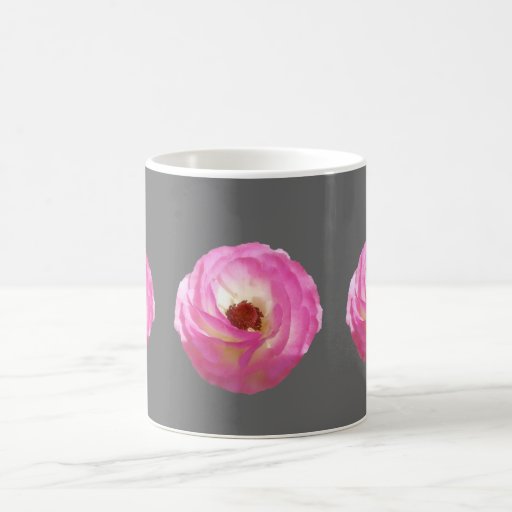 Rosa Mohnblumengeschenke Teetassen