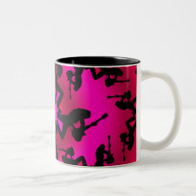"Rosa Oasen-" Becher Kaffeetassen