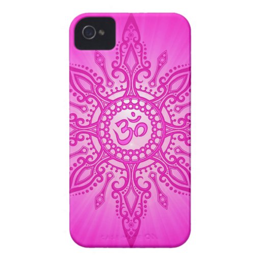 Rosa Om-Stern Case-Mate iPhone 4 Hülle