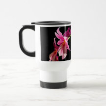 Rosa Orchidee Kaffee Tasse