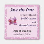 Rosa Orchideen Save the Date Kühlschrankmagnet