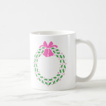 Rosa Ordnungs-Kranz - Kaffeetasse
