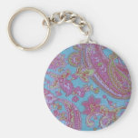 Rosa Paisley Keychain Schlüsselanhänger